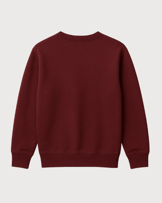 Burgundy - Basic Sweat shirt