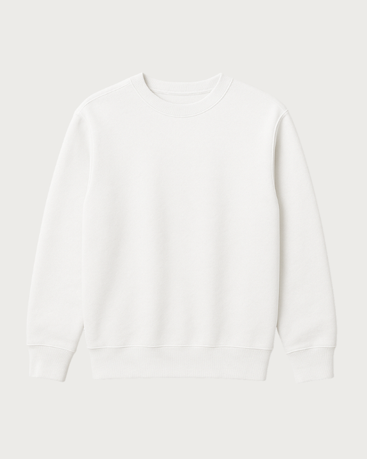 White - Basic Sweat shirt