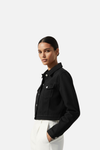 Jett Black - Cropped Denim Jacket