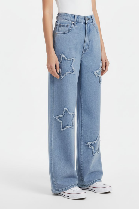 Aqua Star Denim - Wide leg