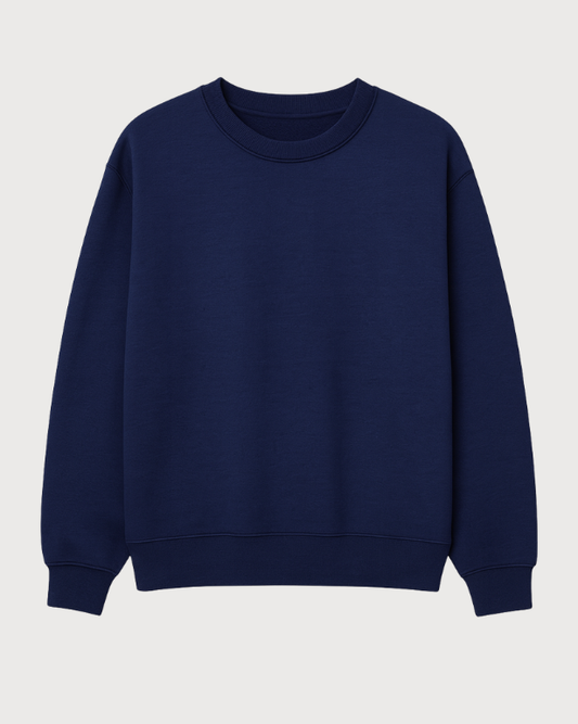 Blue - Basic Sweat shirt