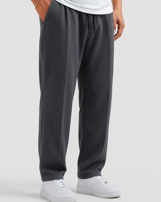 Phantom Straight- leg Pleated Trouser