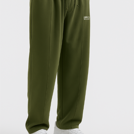 Snazz D Kelp Straight- leg Pleated Trouser – SNAZZ