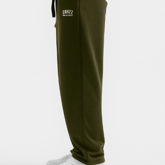 Snazz D Kelp Straight- leg Pleated Trouser – SNAZZ