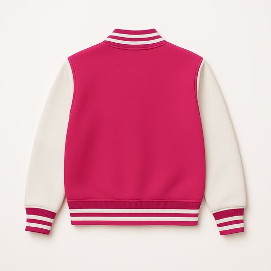 Deep Pink - Versity jacket