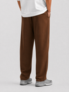 Basic Straight- leg Pleated Trouser