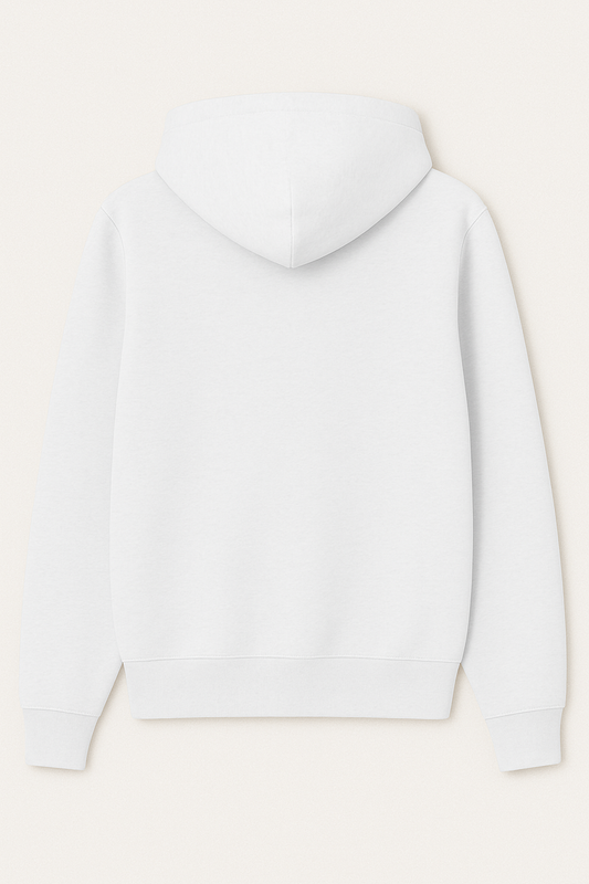 White - Zipper Hoodie