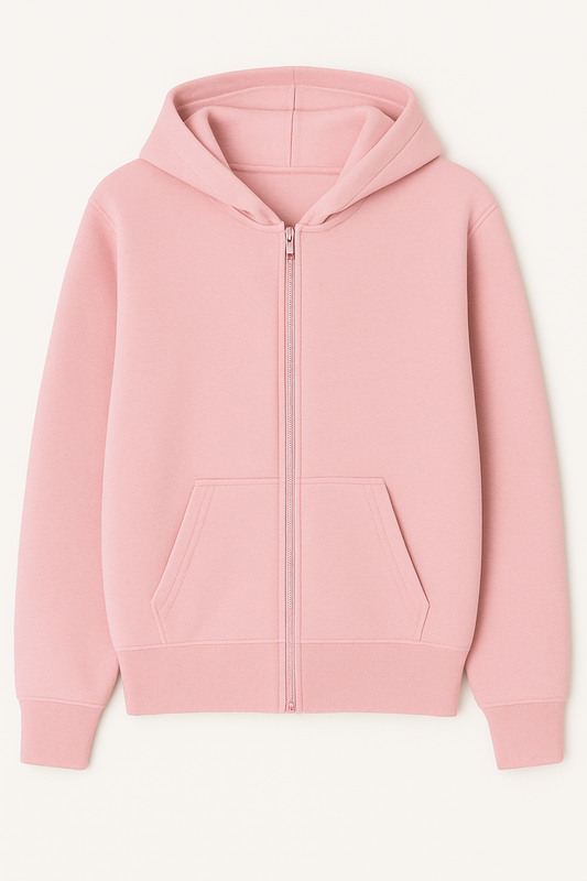 Pink - Zipper Hoodie