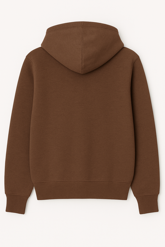Brown - Zipper Hoodie