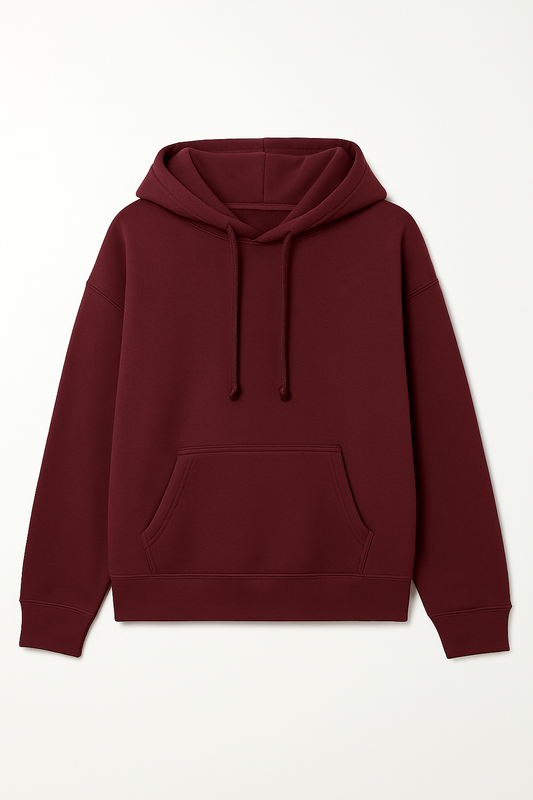 Burgundy - Basic Hoodie