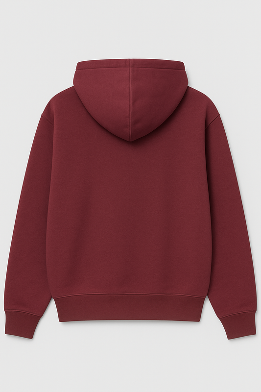 Burgundy - Basic Hoodie