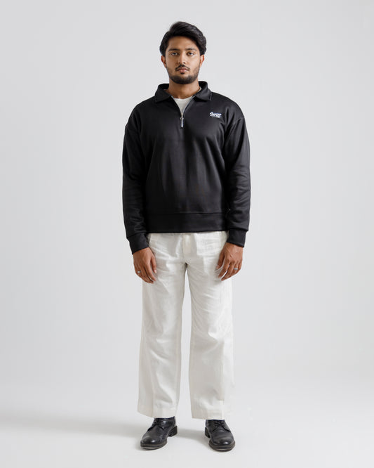 Jett Black Quarter Zipper