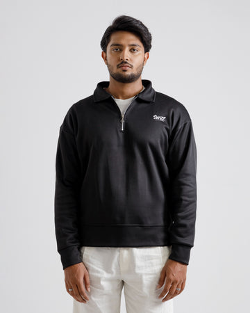 Jett Black Quarter Zipper