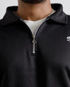 Jett Black Quarter Zipper