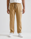 Hazelnut Straight- leg Pleated Trouser