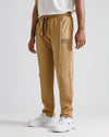 Hazelnut Straight- leg Pleated Trouser