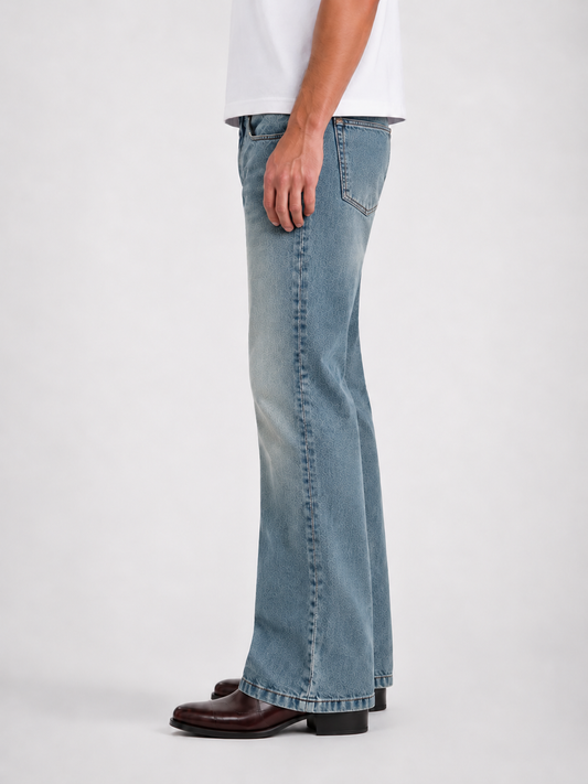 Flared Pant | Muted Blue
