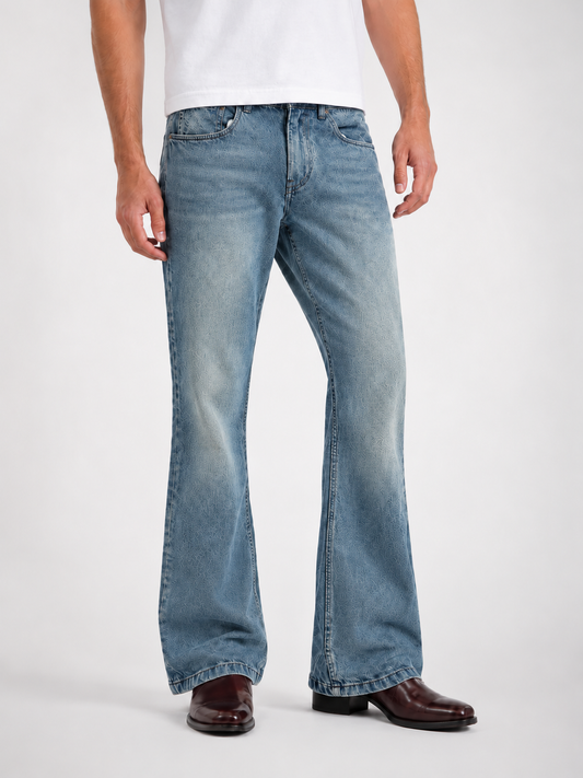 Flared Pant | Muted Blue